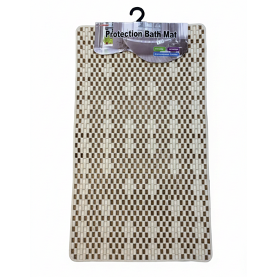 JM Bathroom ANTI-SLIP Mat A227 70CM X 40CM 2851 LIGHT GREY
